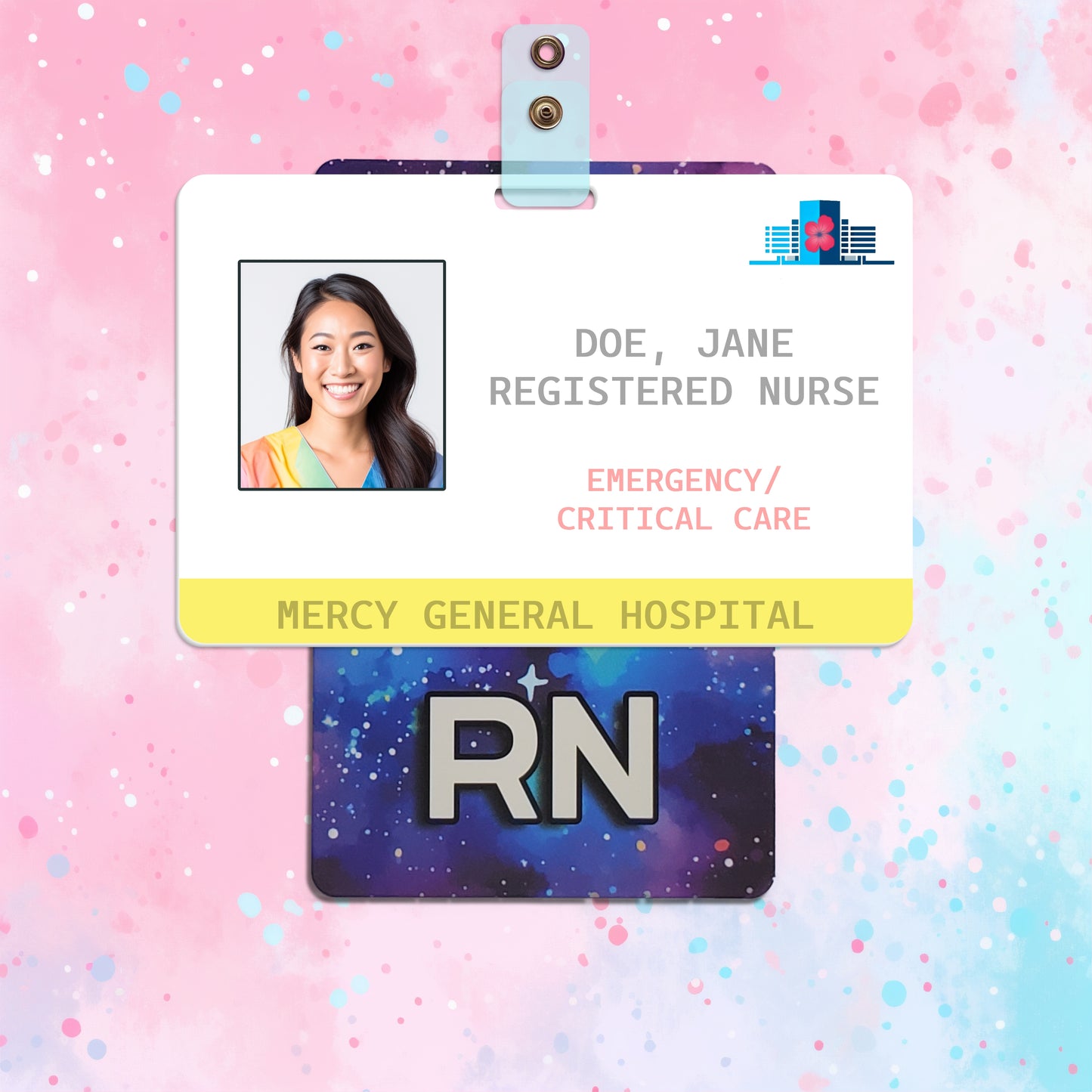 Galaxy (RN) - Horizontal Role ID Badge