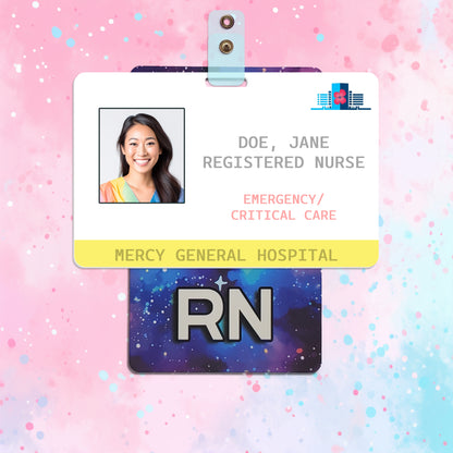 Galaxy (RN) - Horizontal Role ID Badge