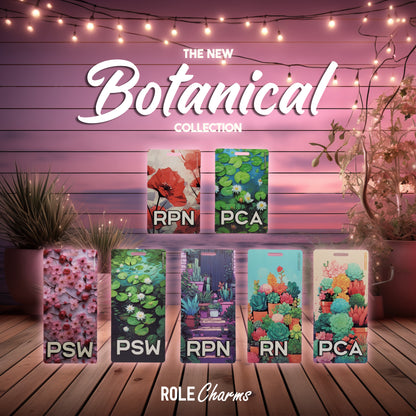 Succulent Garden (RN) - Vertical Role ID Badge