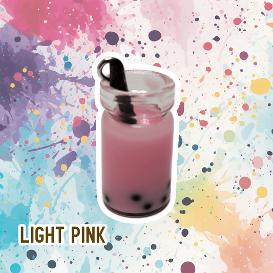 Bubble Tea Charm (Light Pink)