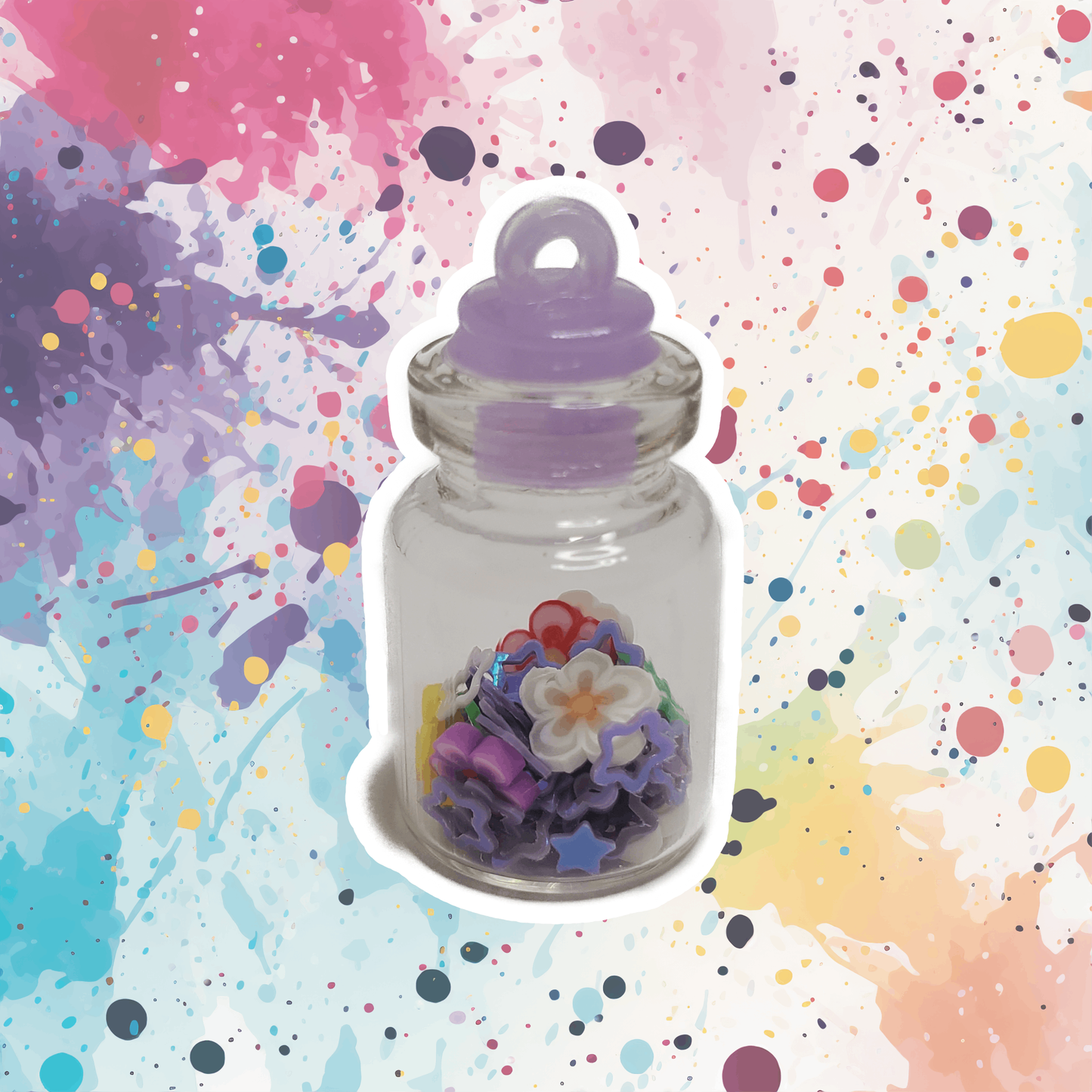 Confetti Jar Charm