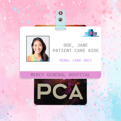 Hummingbird (PCA) - Horizontal Role ID Badge [v1]