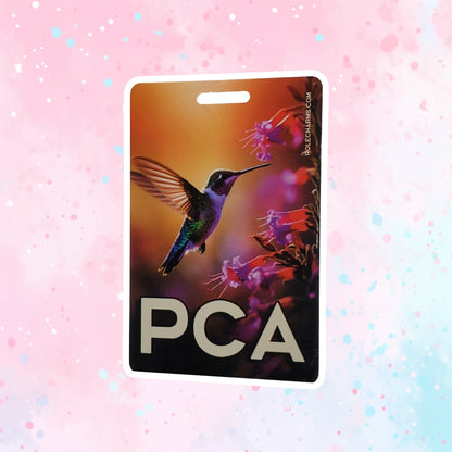 Hummingbird (PCA) - Horizontal Role ID Badge [v1]