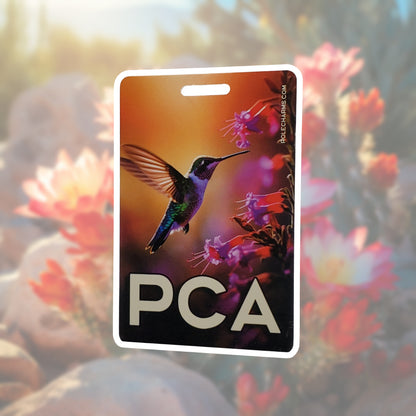 Hummingbird (PCA) - Horizontal Role ID Badge [v1]