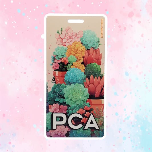 Golden Succulents (PCA) - Vertical Role ID Badge