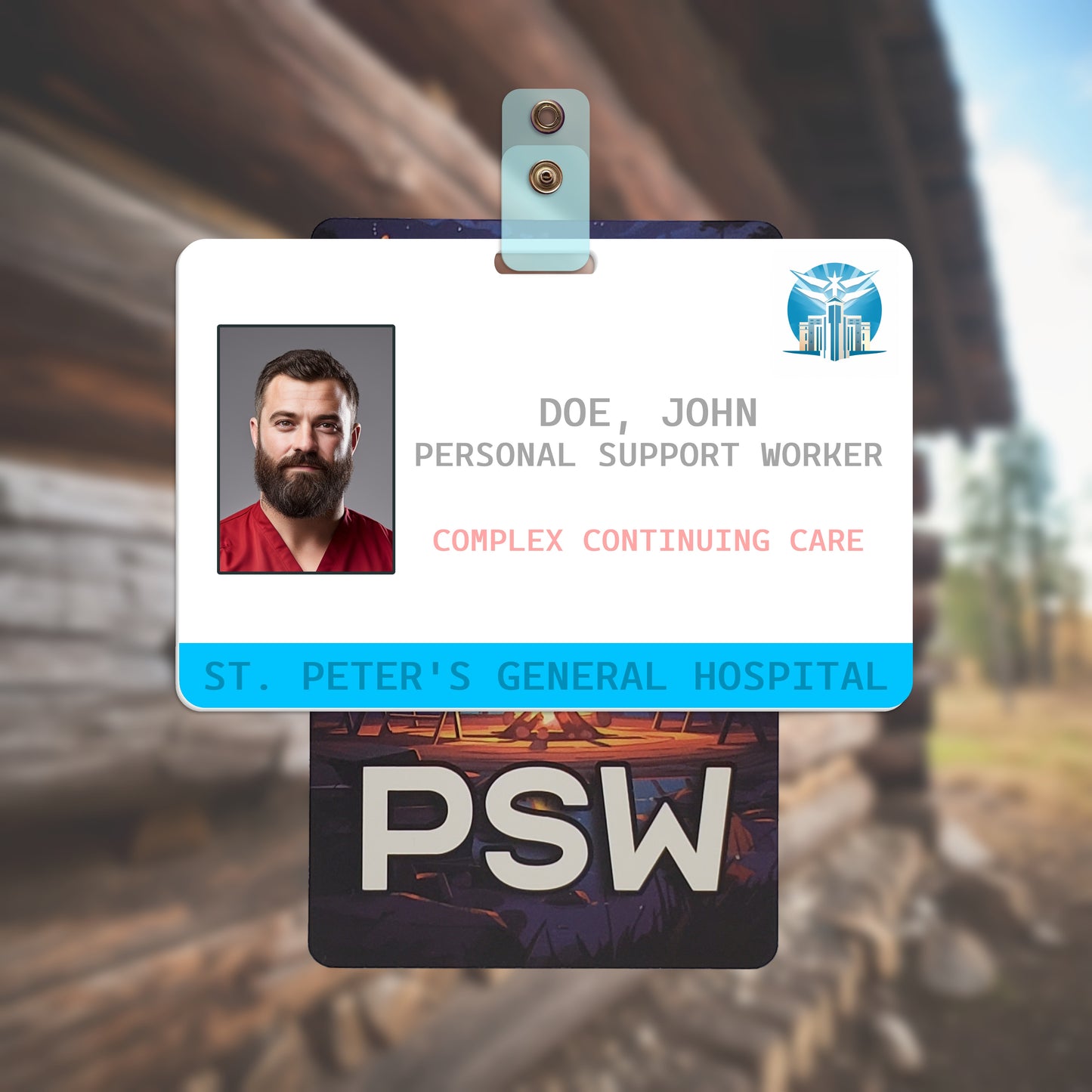 Cottage Country (PSW) - Horizontal Role ID Badge