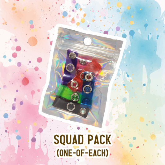 Badge Clip Squad Pack (6-Pack, Assorted Colors)