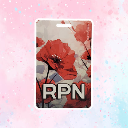 Poppy Fields (RPN) - Horizontal Role ID Badge