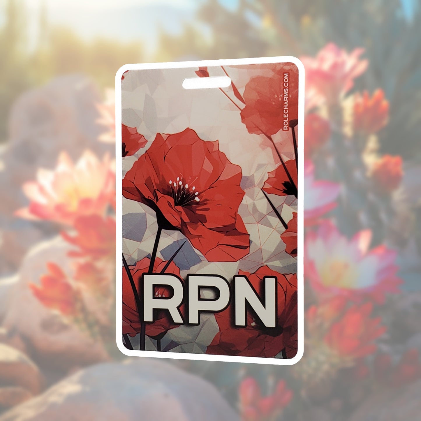 Poppy Fields (RPN) - Horizontal Role ID Badge