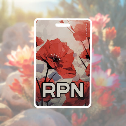 Poppy Fields (RPN) - Horizontal Role ID Badge