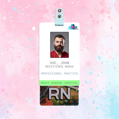 Flower Farm (RN) - Vertical Role ID Badge [v1]