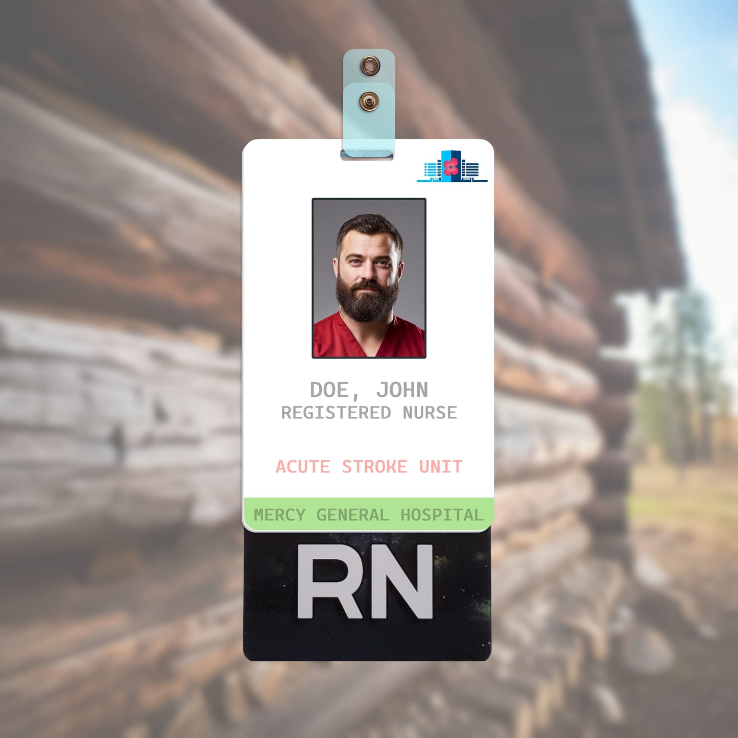 Twilight Forest (RN) - Vertical Role ID Badge [v1]